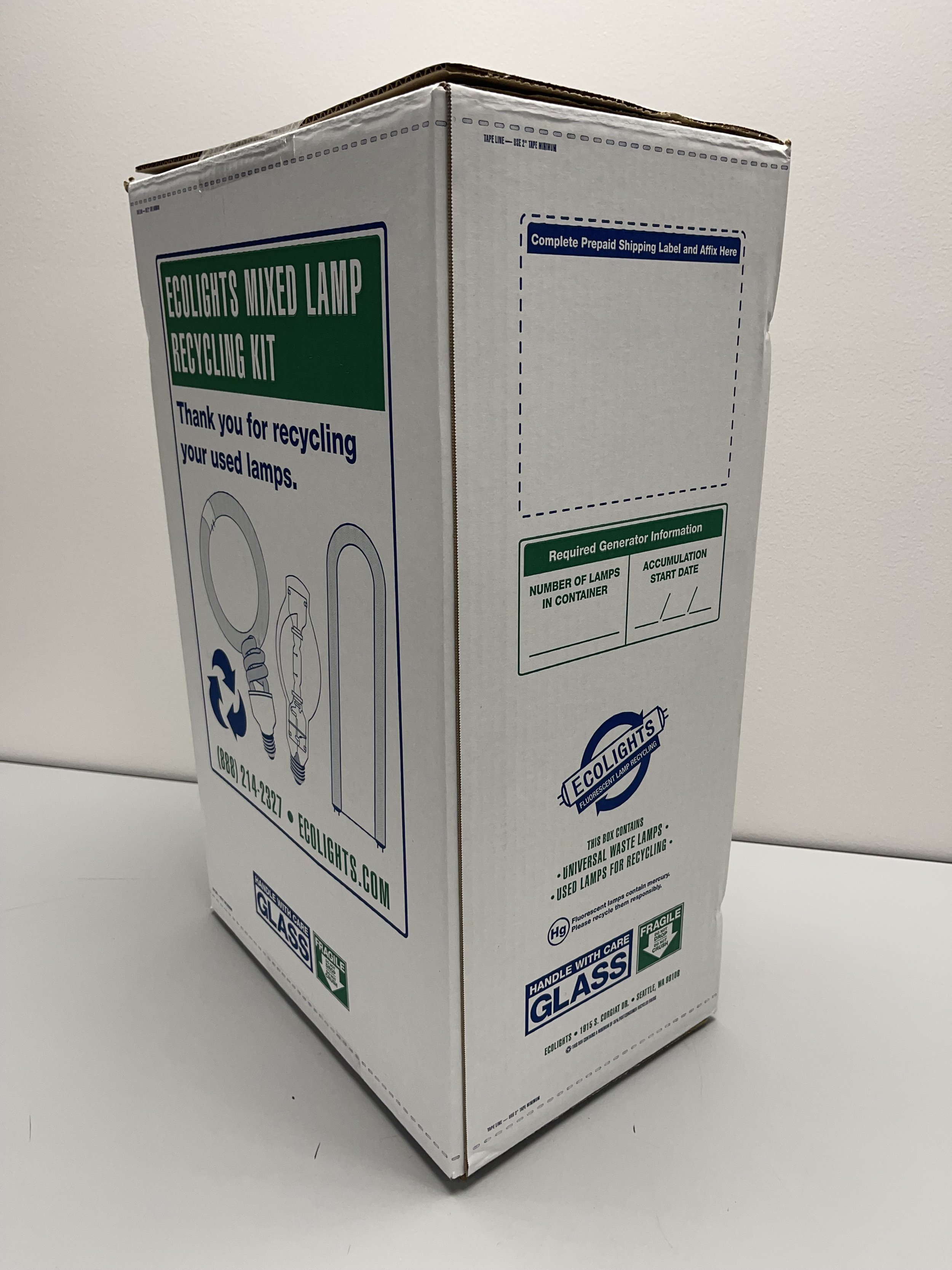 U-Tube, HID & Mixed-Lamp Recycling Kit — Ecolights